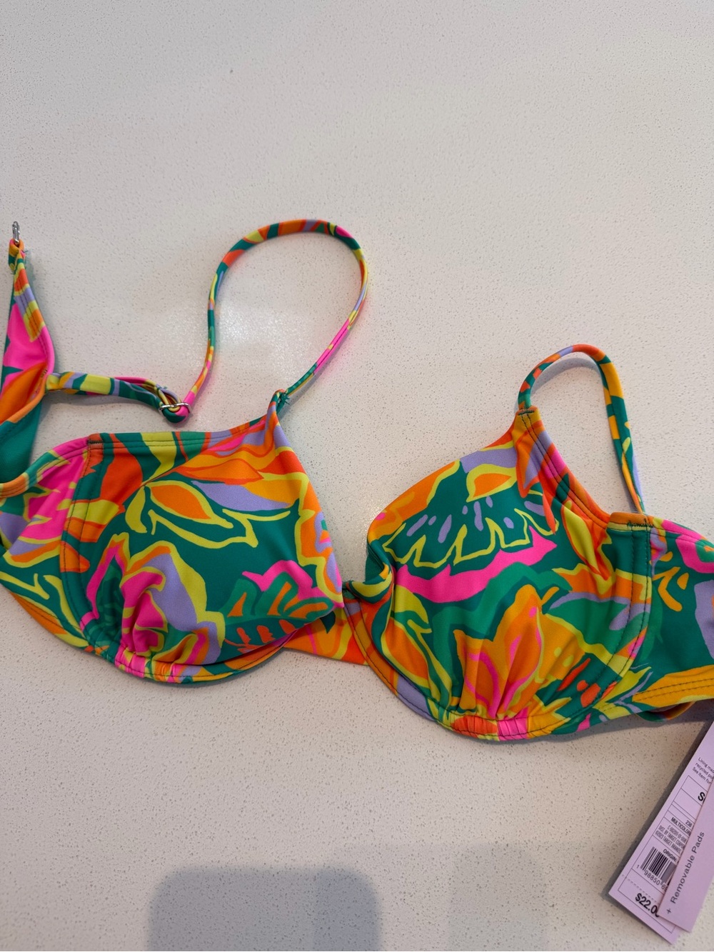 Wild Fable Tropical Bikini Top NWT